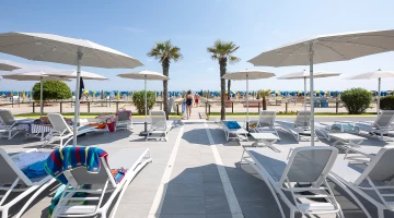 Direkter Zugang zum Privatstrand