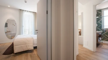Chambres communicantes avec salle de bain privée