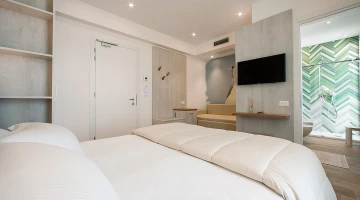 Chambre double exclusive avec vue sur la mer