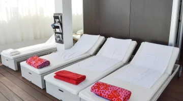 Salle de relaxation du centre bien-être