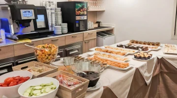 Kontinentales Frühstücksbuffet