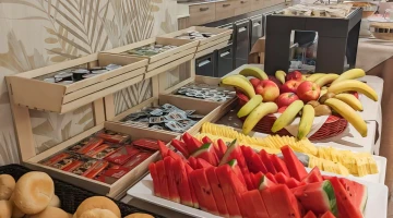 Frisches Obst zum Frühstück