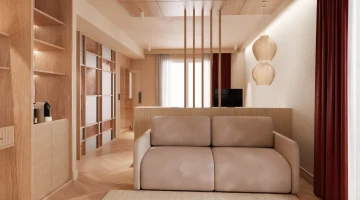 Wohnzimmer in Suite