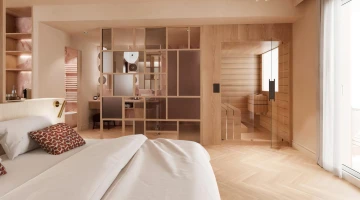 Suite mit privater Sauna