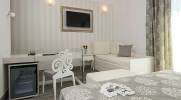 Room with mini-bar and satellite TV
