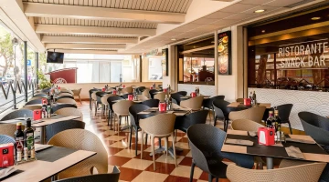 Restaurant terrace