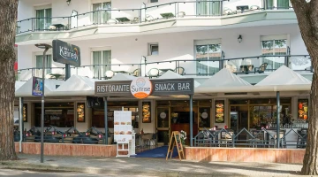 Entrance to the restaurant