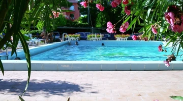 Outside pool