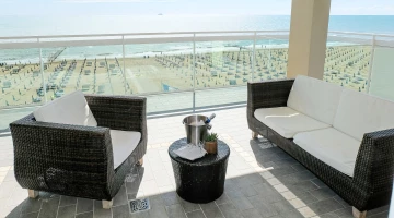 Balcony with sea view