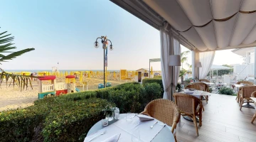 Sea view from the restaurant