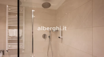 Détail de la cabine de douche