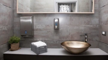 Moderne Einrichtung im Badezimmer