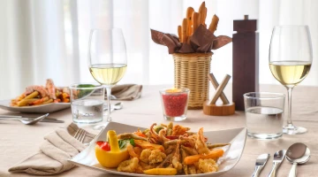 Vegetarische Gerichte zu den Mahlzeiten