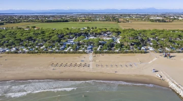 Plage privée vue d&#39;en haut