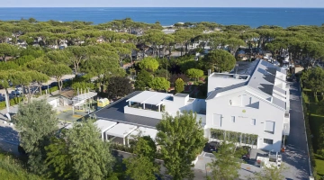 Vue de l'hôtel d'en haut