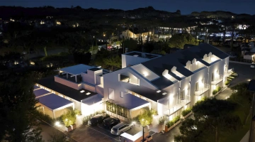 Vue d'en haut le soir