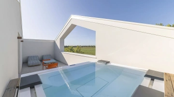 Jacuzzi sur la terrasse