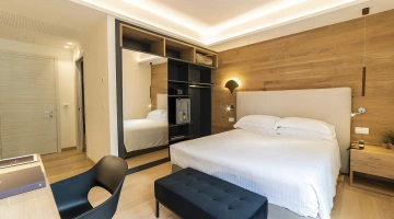 Chambre double avec bureau