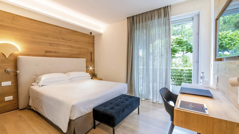 Chambre double avec balcon