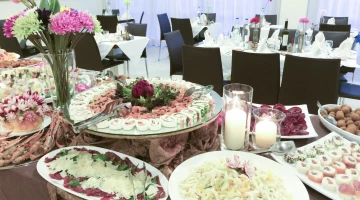 Detail of a buffet