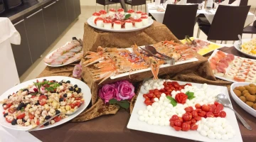 Detail of a buffet