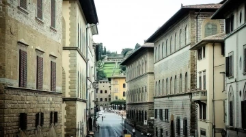 Blick auf das B&amp;B von der Straße