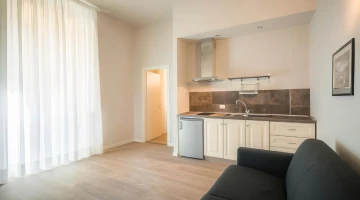 Séjour et cuisine dans l&#39;appartement annexe