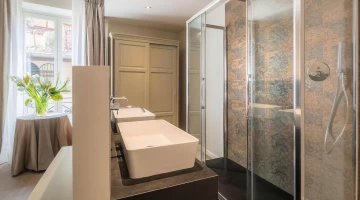 Salle de bain dans l&#39;appartement annexe