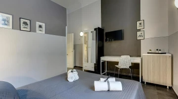 Camera climatizzata con tv lcd, bollitore e minibar