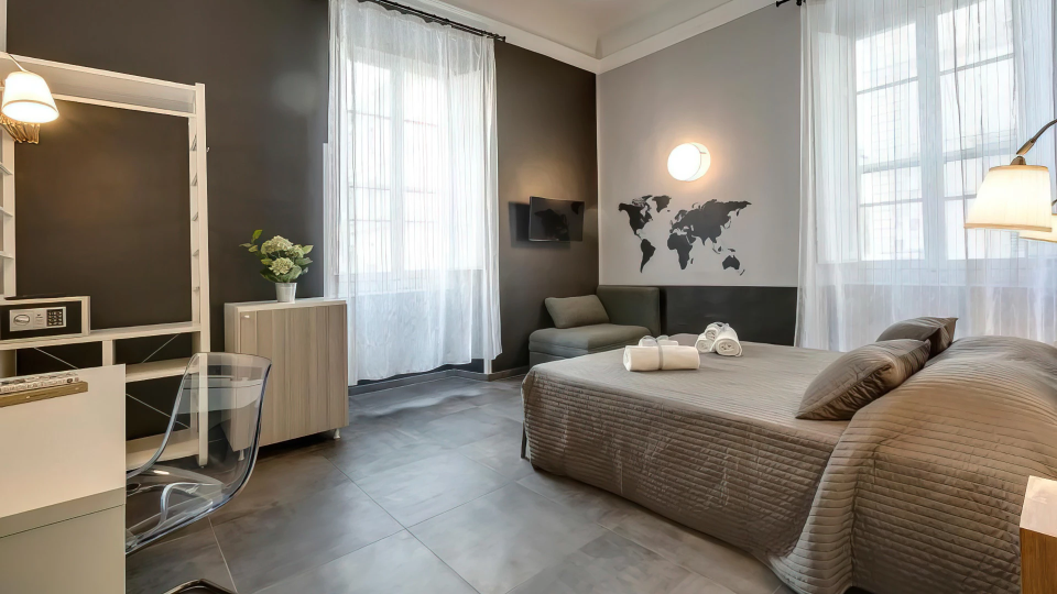 Camera travel con divano letto