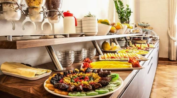 Kontinentales Frühstücksbuffet
