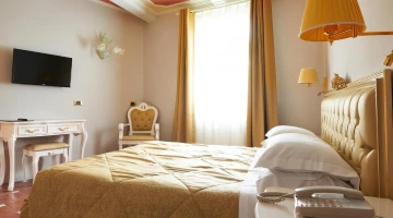 Doppelbett im Superior-Zimmer