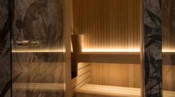 Camera con sauna privata