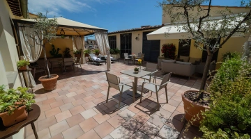 Terrazza con vista sulla città