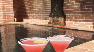 Aperitif by the pool