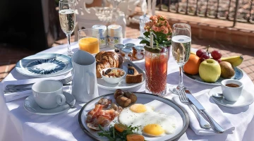 Breakfast table