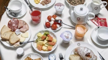 Kontinentales Frühstücksbuffet