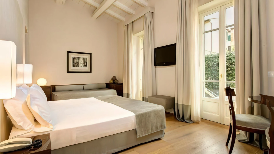 Deluxe-Zimmer mit Gartenblick