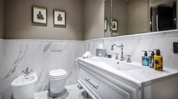 Salle de bain privée avec kit de courtoisie