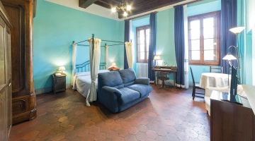 Détail de l&#39;ameublement de la chambre de luxe