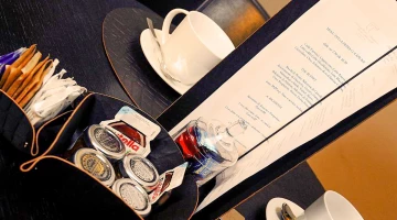 Menu von der Karte