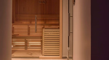 Wellnessbereich mit Sauna