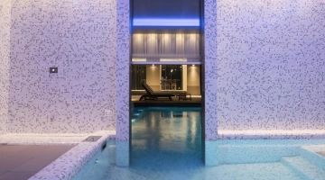 Spa avec eau chauffée