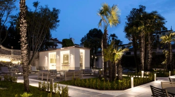 Le jardin de la maison du citronnier