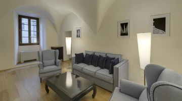 Common room with sofas and TV
