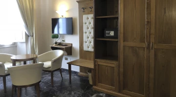 Detail der Einrichtung im Superior-Zimmer