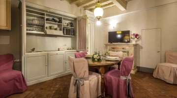 Küchenzeile in der Wohnung