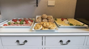 Buffet salato della colazione