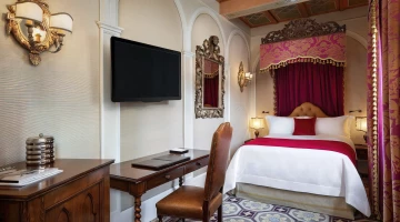 Deluxe room with single bed and TV