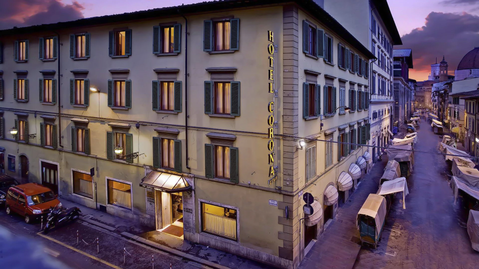 Façade extérieure de l&#39;hôtel